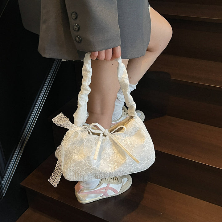 Vintage Lace Drawstring Bag Stornfield