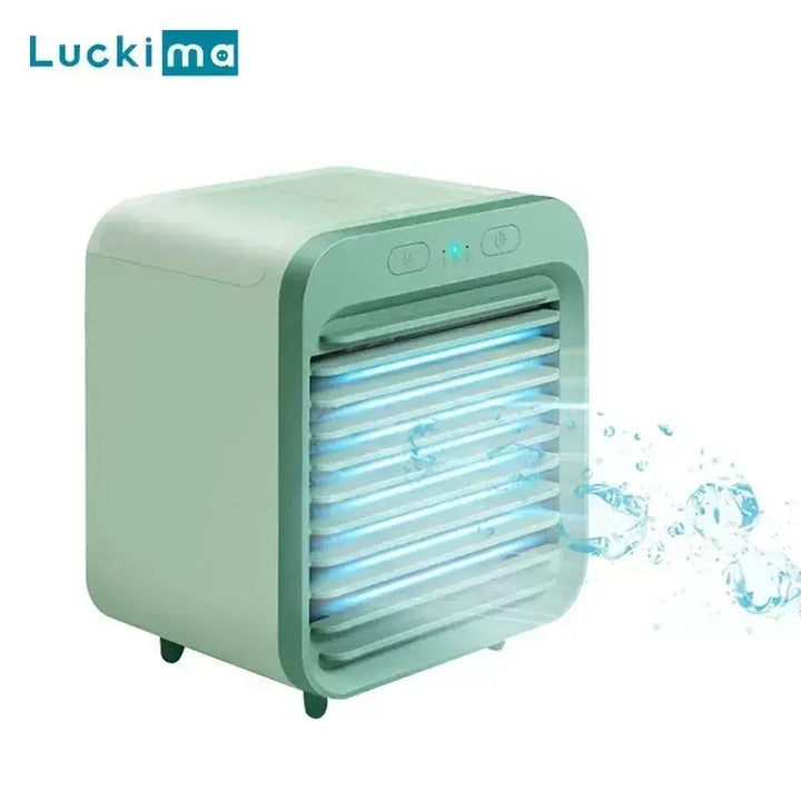 Unisex one size compact personal evaporative desk cooler with adjustable directional louvers USB-powered misting fan Stornfield