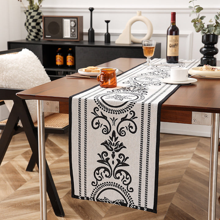 Ornamental lightweight viscose scarf with decorative medallion pattern Stornfield