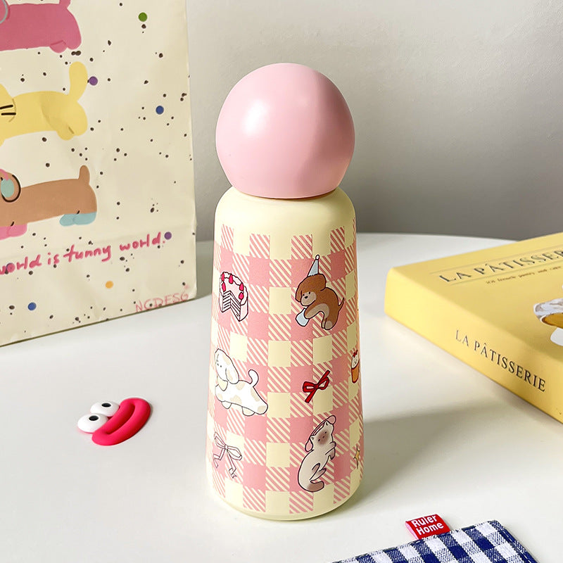 Women's Insulated Bottle with Cute Bear Design Stornfield