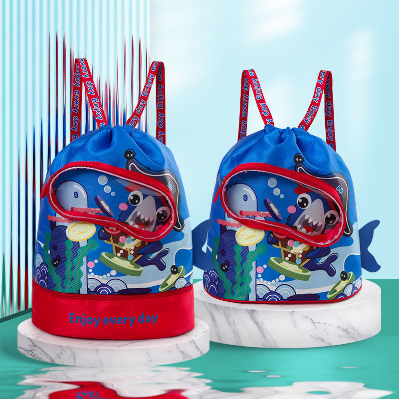 Cartoon-Themed Drawstring Backpack Stornfield