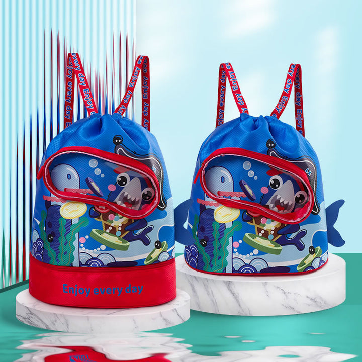 Cartoon-Themed Drawstring Backpack Stornfield