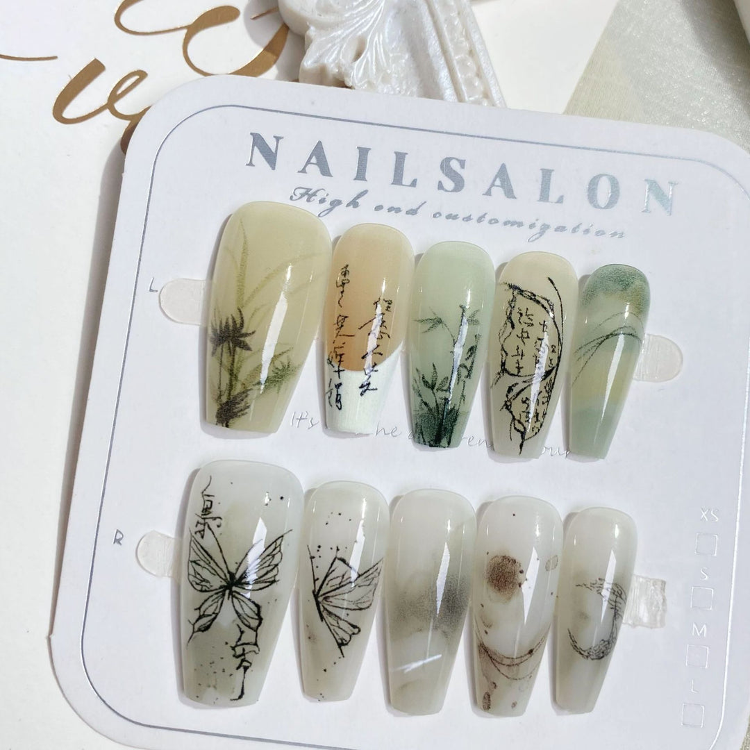 Artistic Nail Art Press-On Set 1790745479