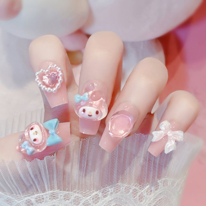 Decorative Themed Press-On Nail Set Stornfield