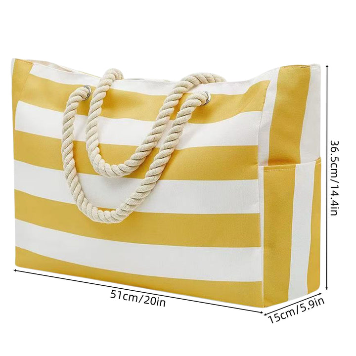 Beach bag with sturdy rope handles Stornfield