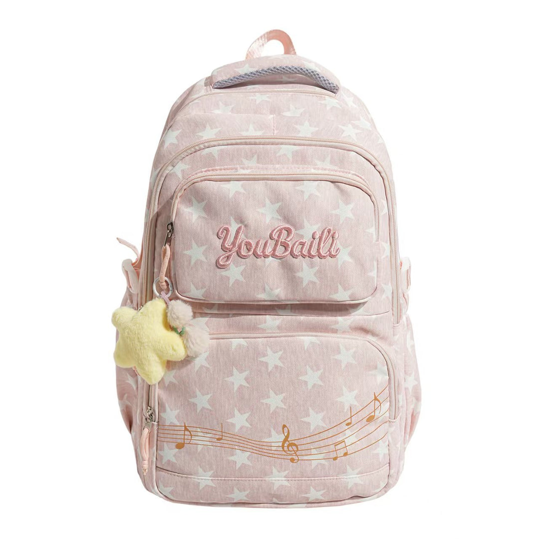 Multi-Functional Star-Embellished Backpack Stornfield