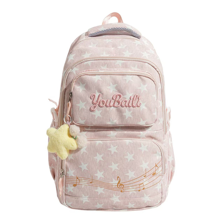 Multi-Functional Star-Embellished Backpack Stornfield