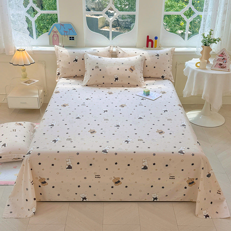 Stylish Plaid Bedspread Set