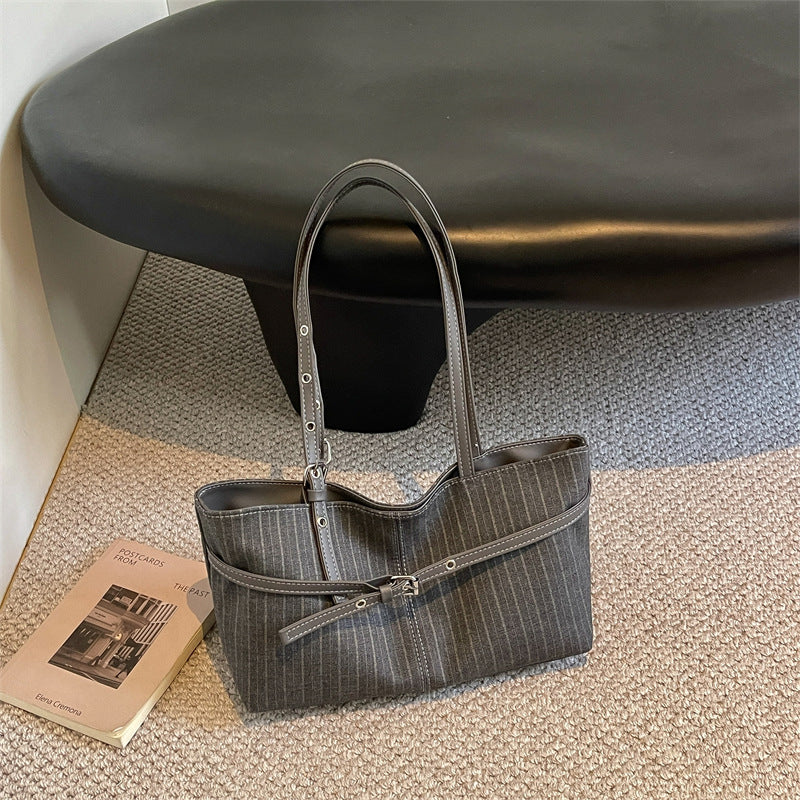 Striped Tote Bag