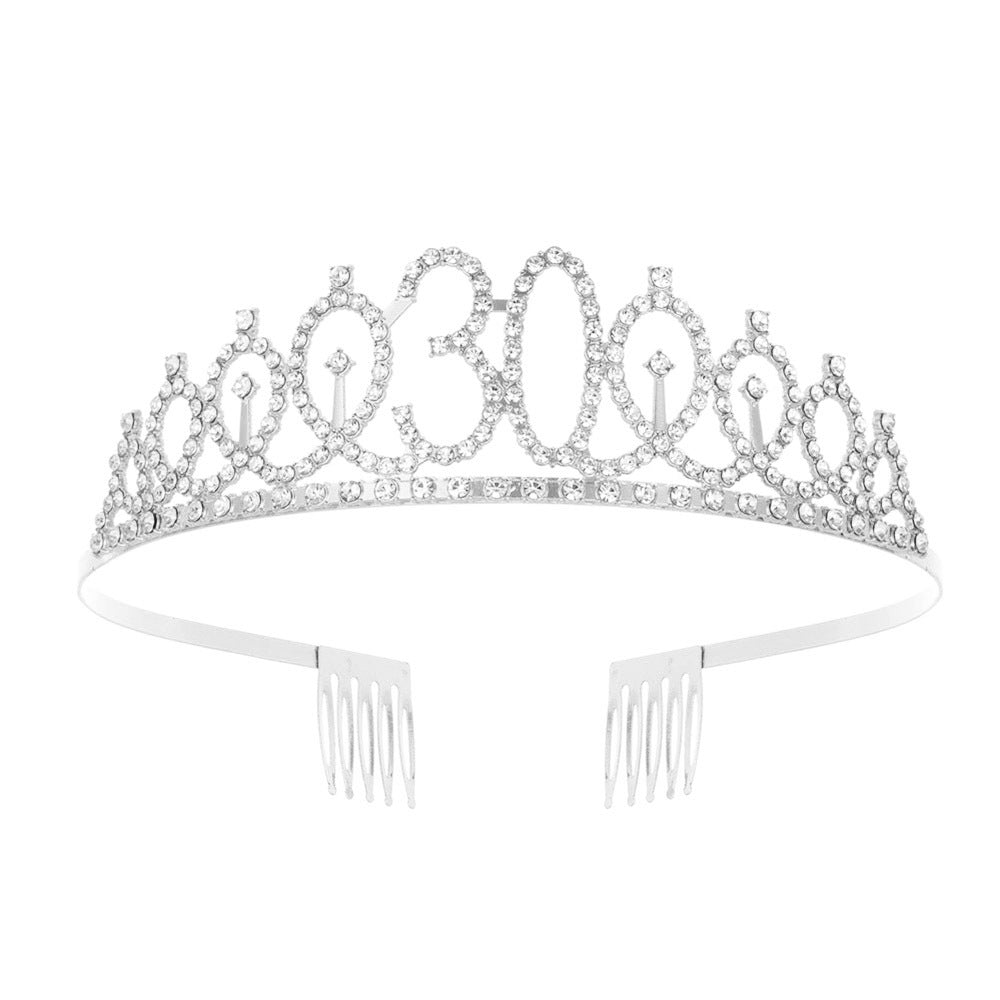 Women's Crystal-Embellished Tiara with Elegant Design Stornfield