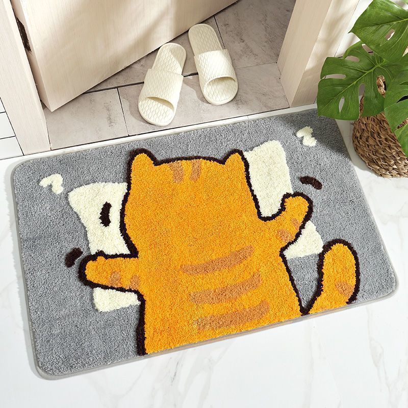 Fun Frog-Themed Bath Mat