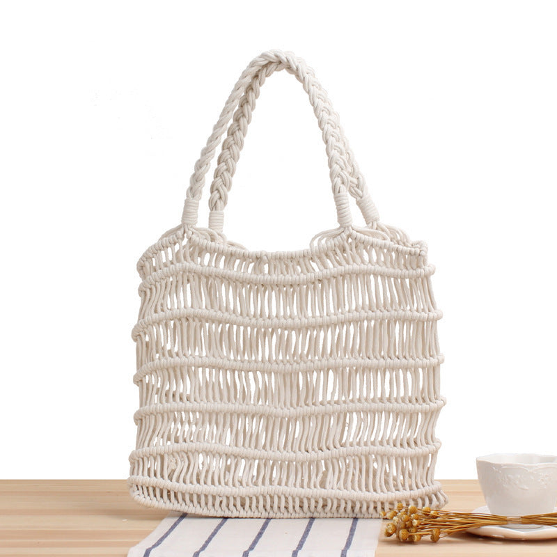 Braided tote bag with inner pouch Stornfield