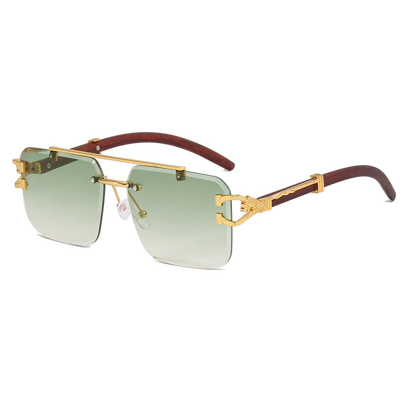 Women's fashionable glasses with innovative frame and luxurious wood detail Stornfield