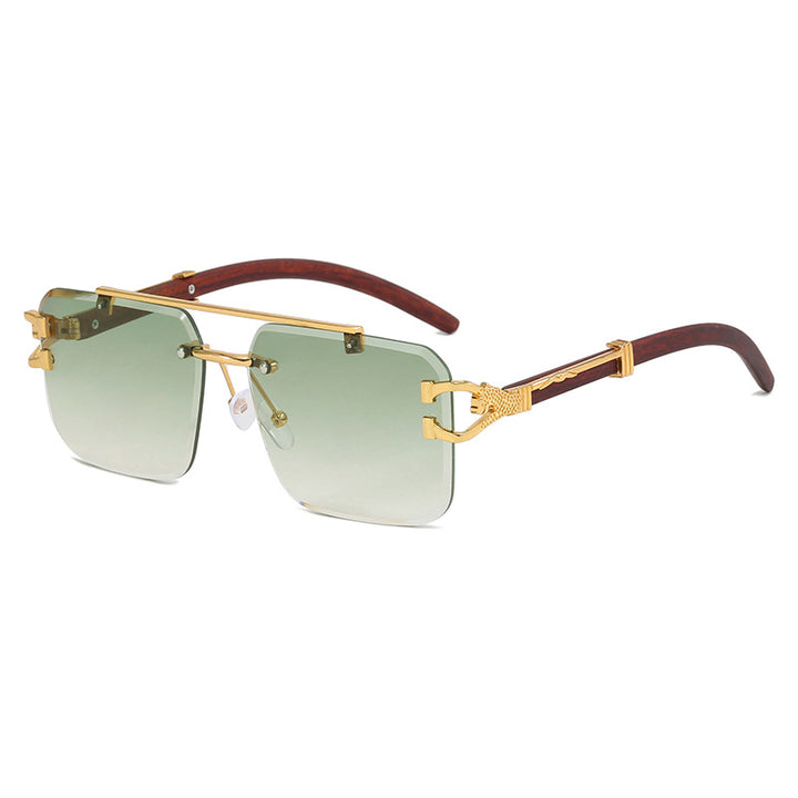Women's fashionable glasses with innovative frame and luxurious wood detail Stornfield
