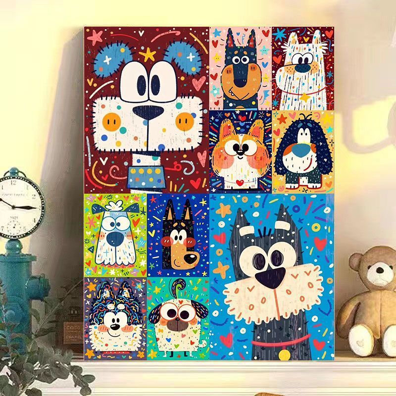 Playful Cat-Themed Canvas Wall Art Stornfield