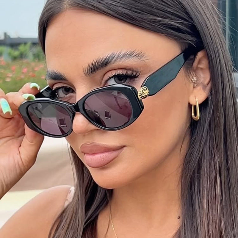 Women extravagant sunglasses in unique tortoiseshell pattern Stornfield