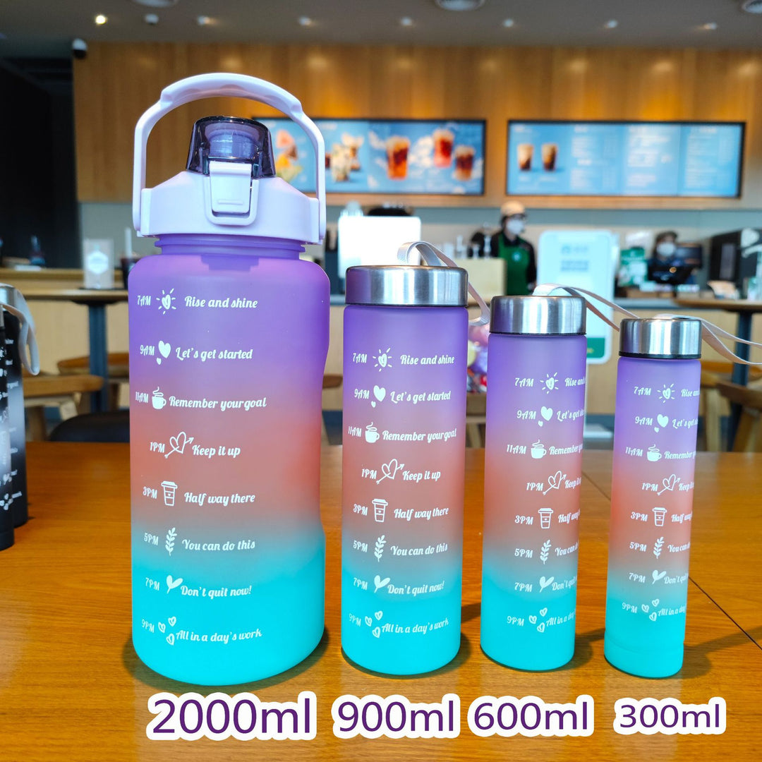 Ladies' Motivation Water Bottle with Time Scale and Ergonomic Design Stornfield