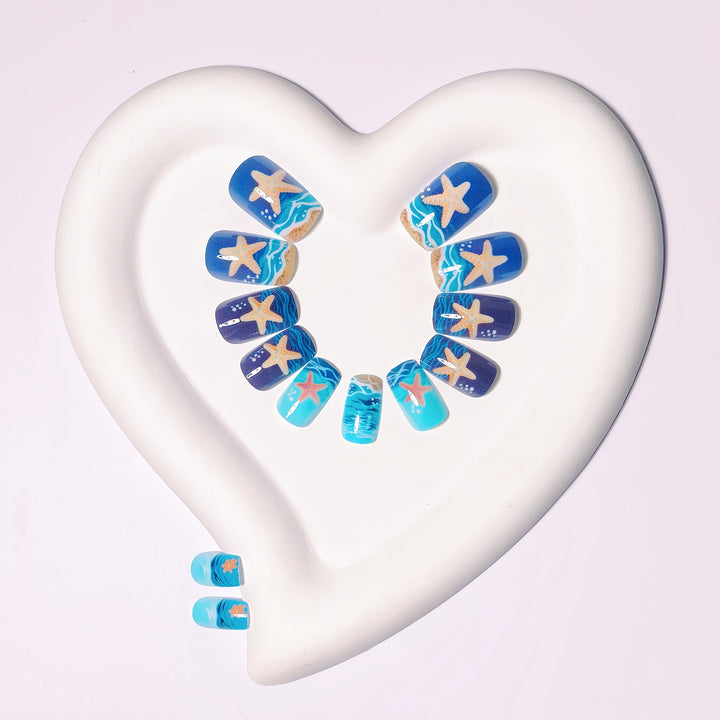 Artificial Nail Design Set with Maritime Motif Stornfield