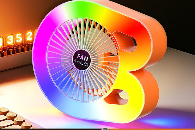 Ladies portable RGB table fan Stornfield