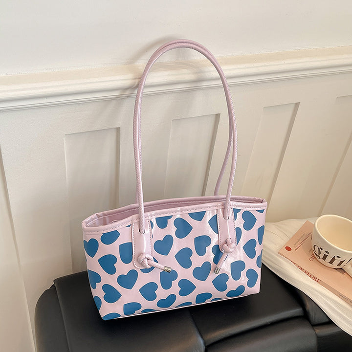 WoCasual Heart-Patterned Tote Bag Stornfield