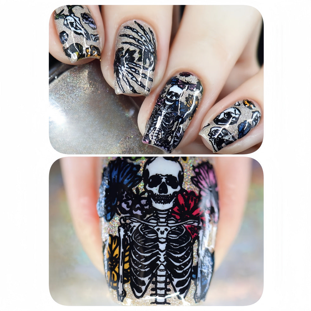 Creative Skeleton Nail Design Stornfield