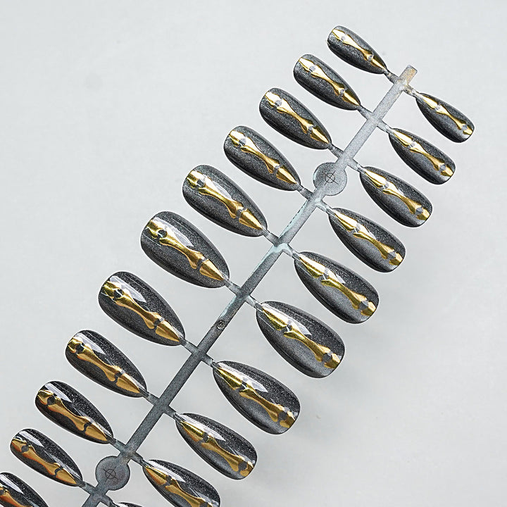 Metallic Decorative Press-On Nail Tips Stornfield