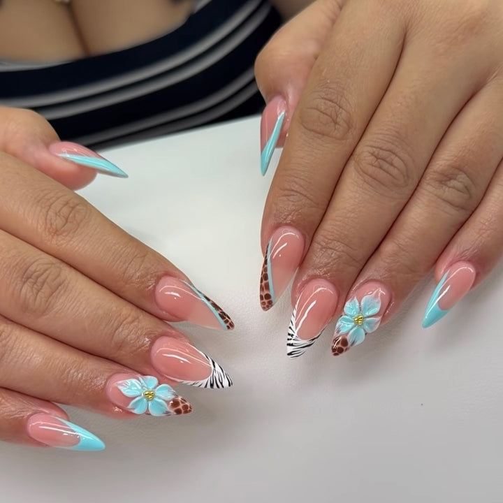 Unique Artistic Press-On Nail Enhancements