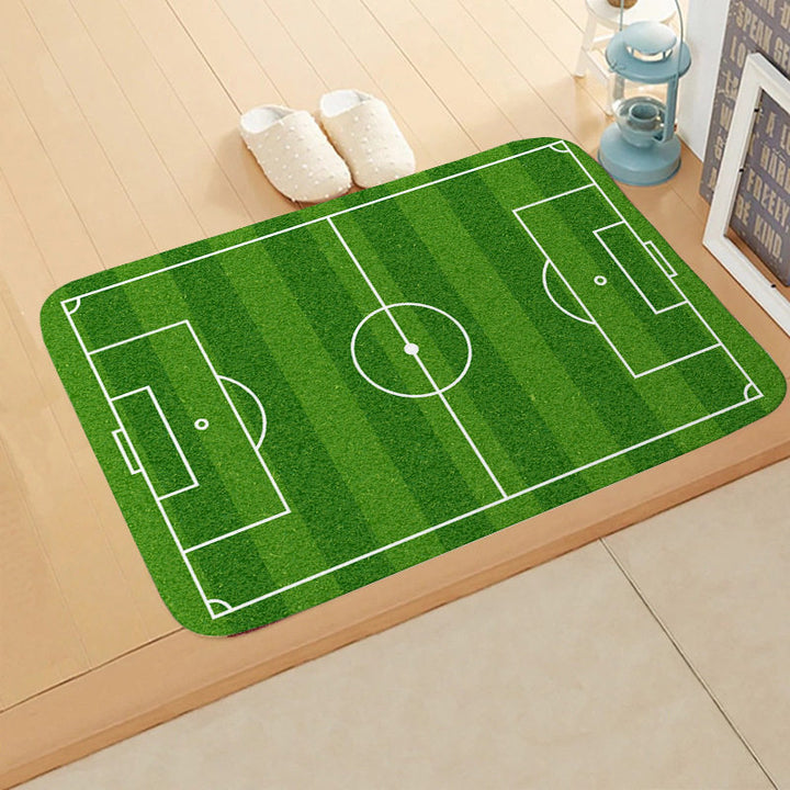 Football-Themed Indoor Mat