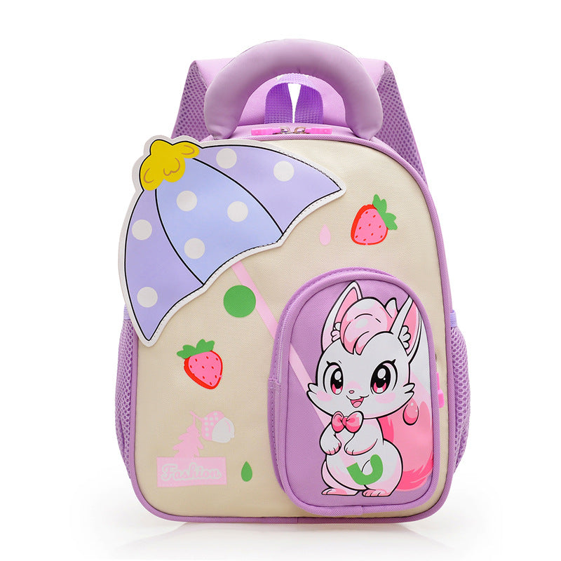 Kids' Playful Cartoon Character Backpack Stornfield