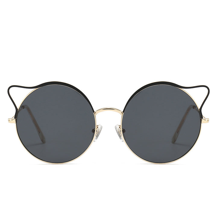 Fashionable Cat-Eye Sunglasses with Mirrored Lenses Stornfield