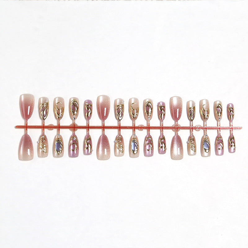 Artifical nails with glitter accents Stornfield