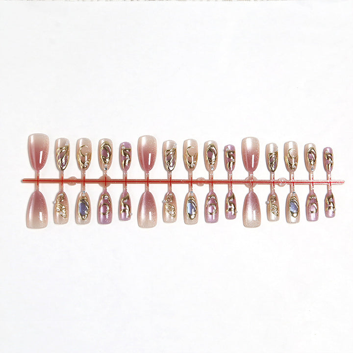 Artifical nails with glitter accents Stornfield