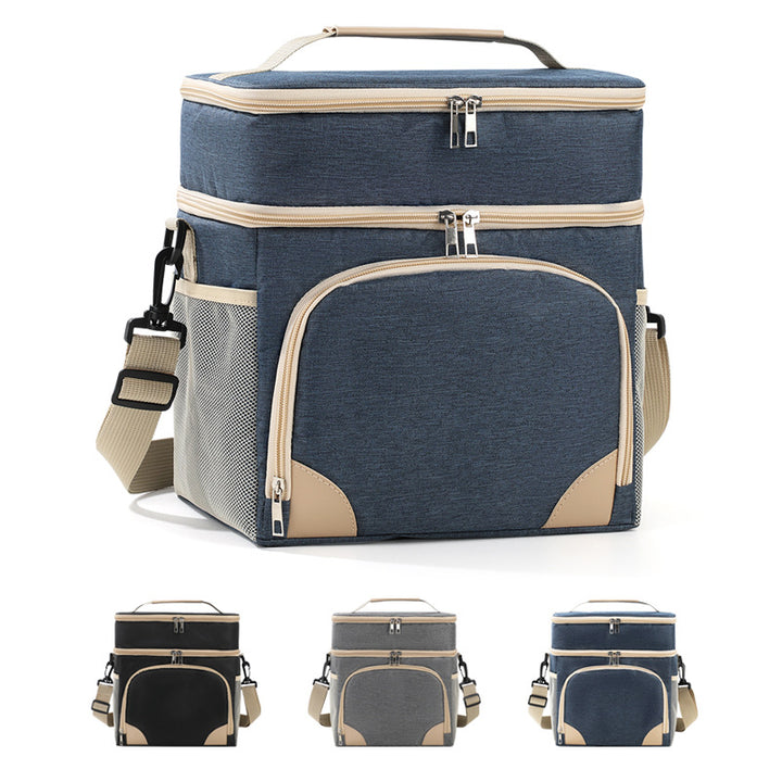 Insulated cooler and picnic bag with practical carrying strap Stornfield