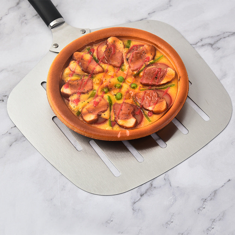 extra-wide perforated pizza peel ergonomic heat-resistant handle Stornfield