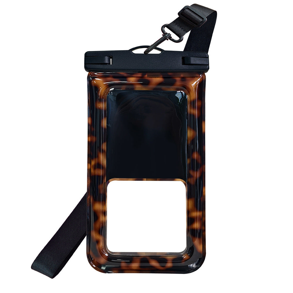 Waterproof smartphone shoulder bag with transparent viewing window Stornfield