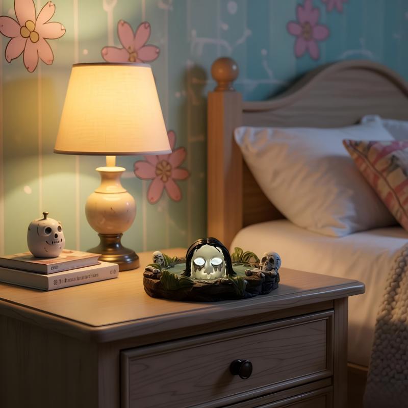 Decorative Gravestone Lamp Stornfield