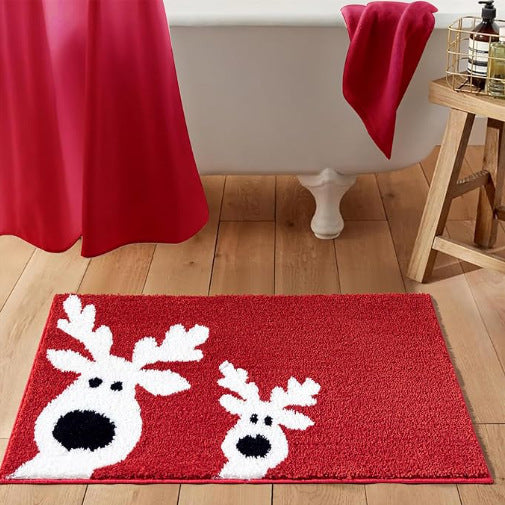 Whimsical Gnome-Themed Bath Mat Stornfield