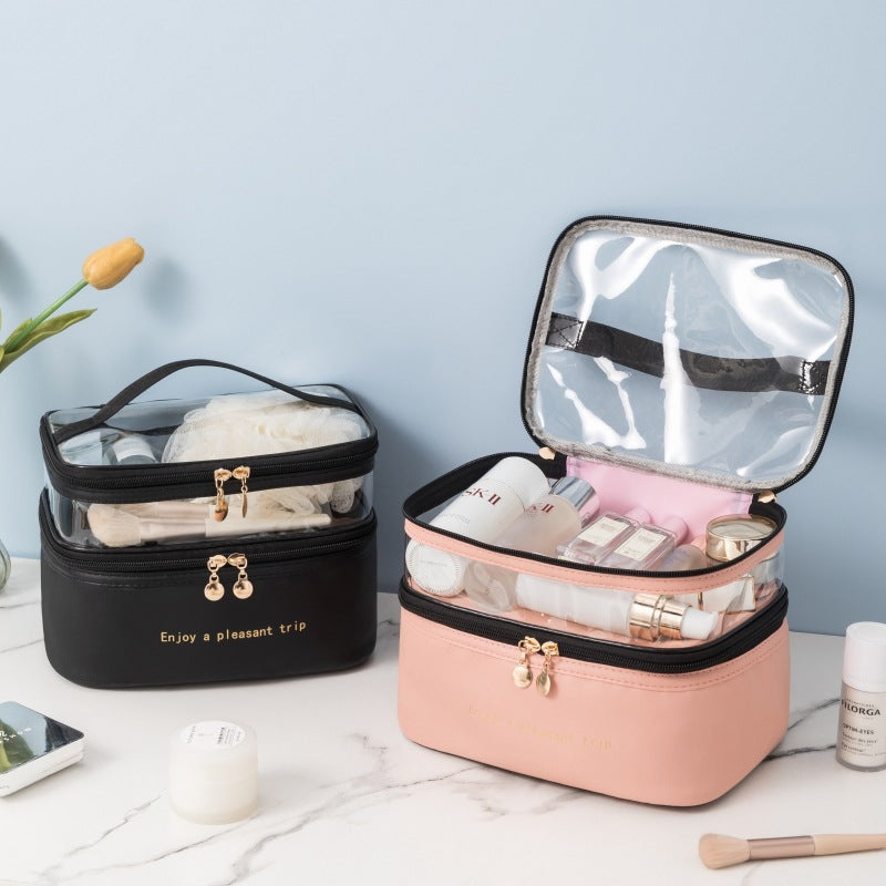Dual-Layer Transparent Cosmetic Organizer Stornfield