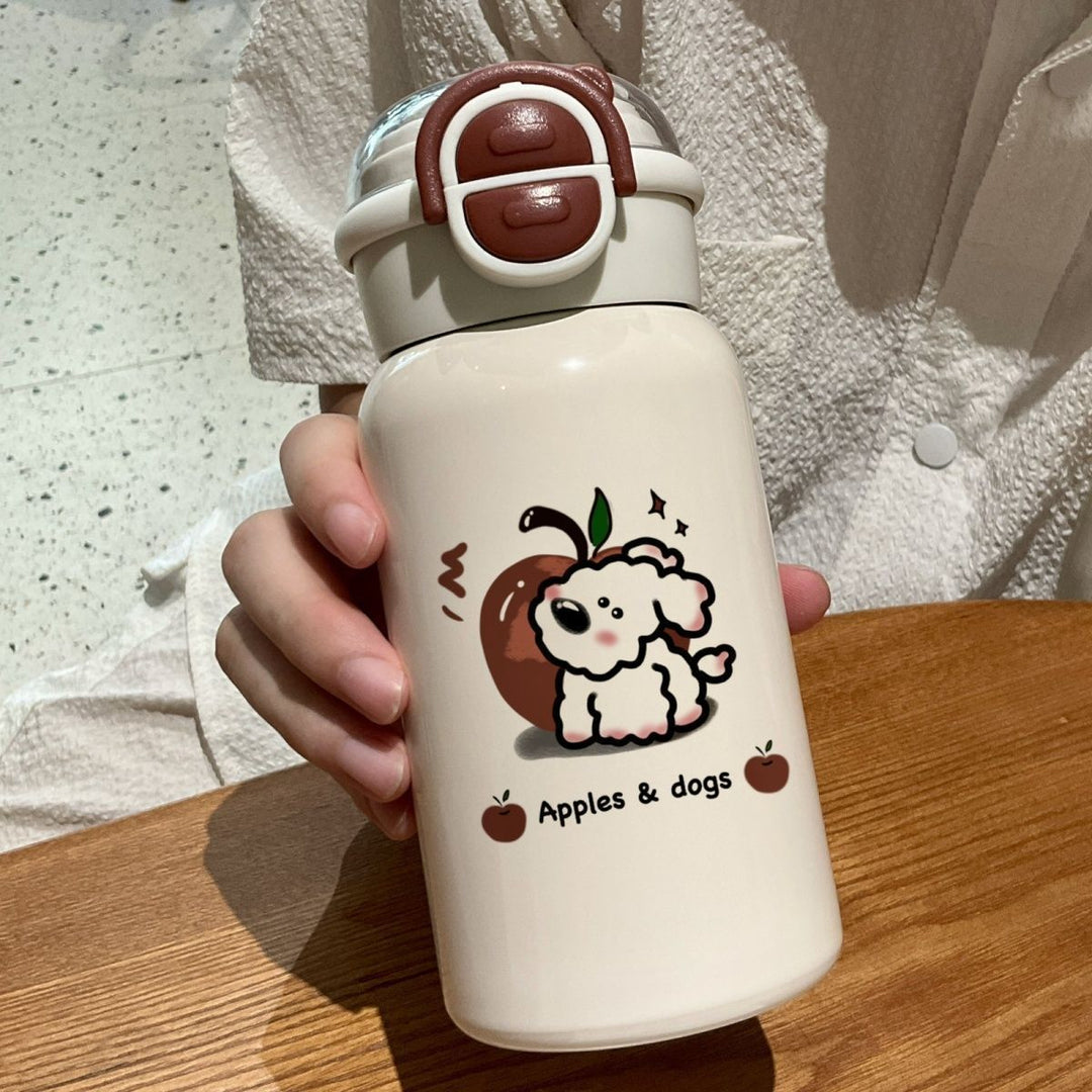 Ladies creative and functional water bottle with leak-proof lid Stornfield