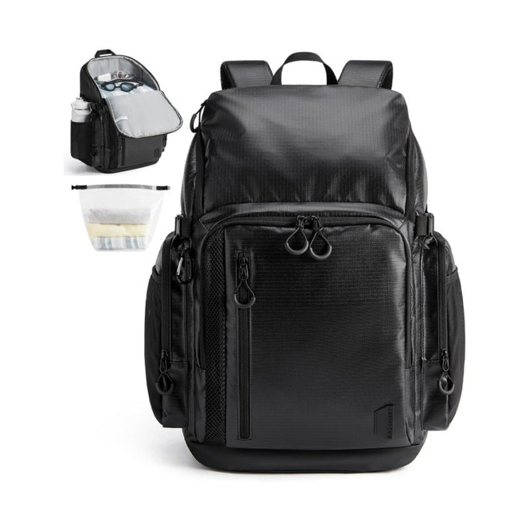 Multifunctional backpack with insulated interior compartment and special compartment organization Stornfield