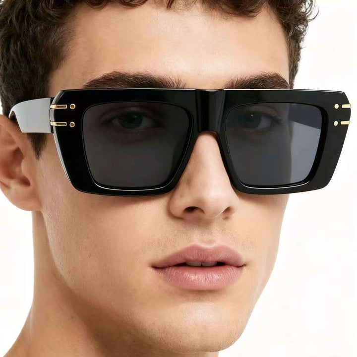 Women's fashionable square sunglasses with shiny accents Stornfield