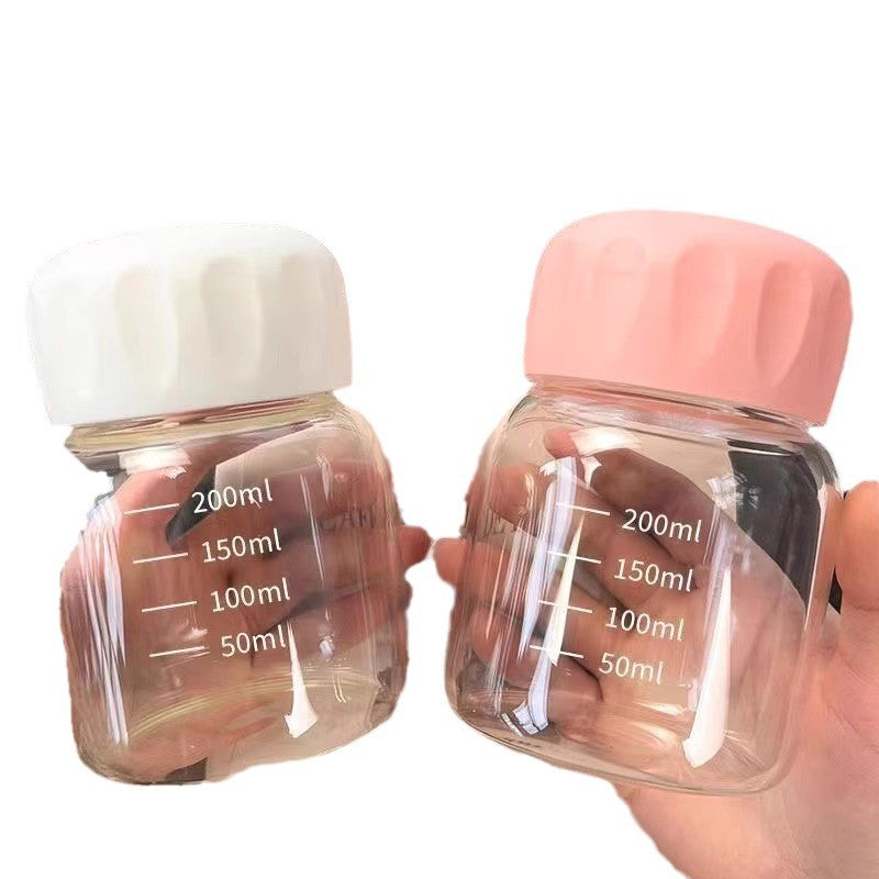 Women Portable Glass Milk Cup Stornfield