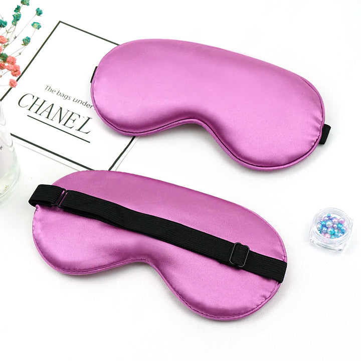 Unisex nan luxurious silk sleep mask with contoured eye cavity and adjustable elastic band Stornfield