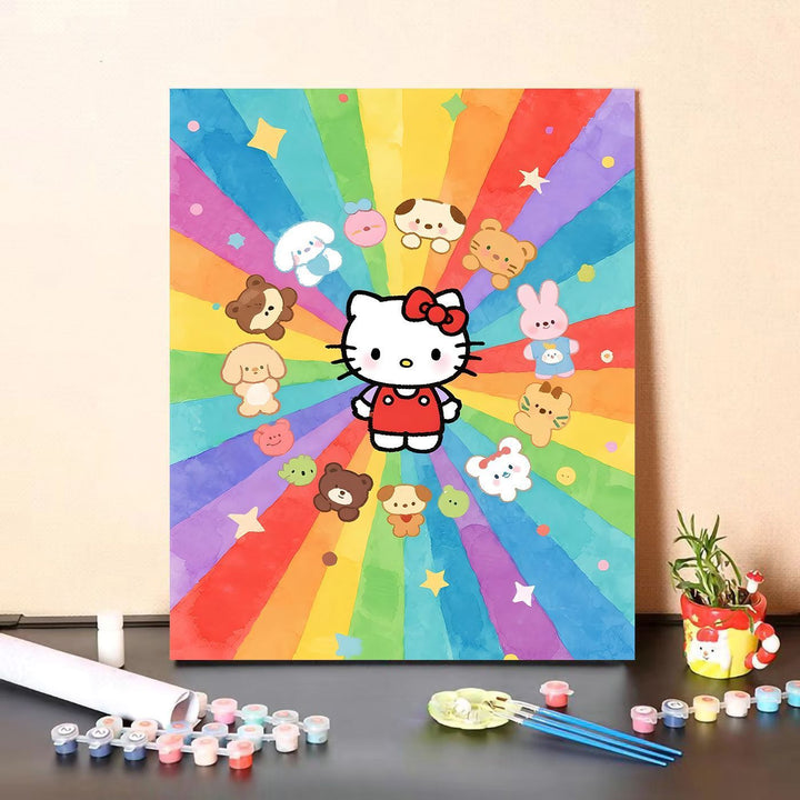 Cute Character Paint by Numbers Canvas Art Kit Stornfield
