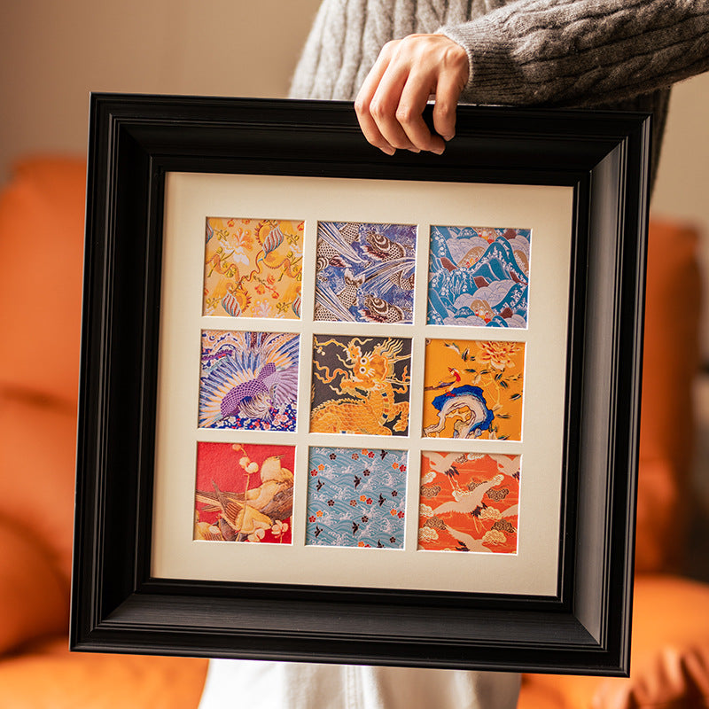 Artistic Framed Japanese Cultural Art Display