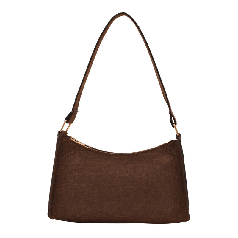 WoCrocodile Textured Mini Shoulder Handbag Stornfield