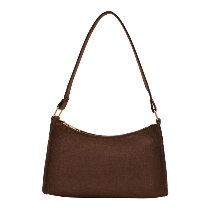 WoCrocodile Textured Mini Shoulder Handbag Stornfield