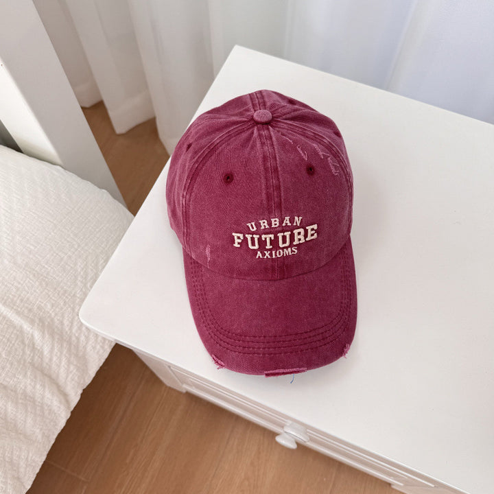 Men's Distressed Cotton Adjustable Baseball Cap Stornfield