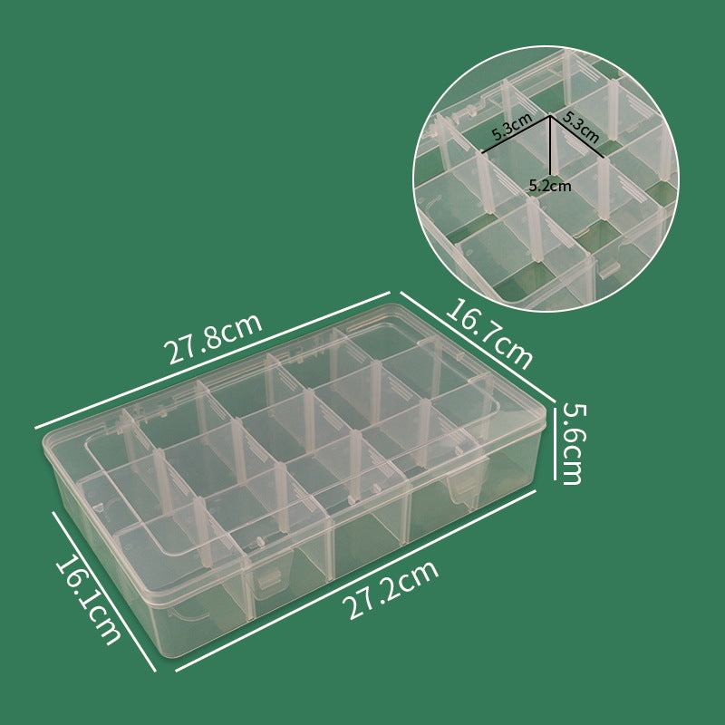 Multi-Compartment Craft Storage Organizer Box Stornfield