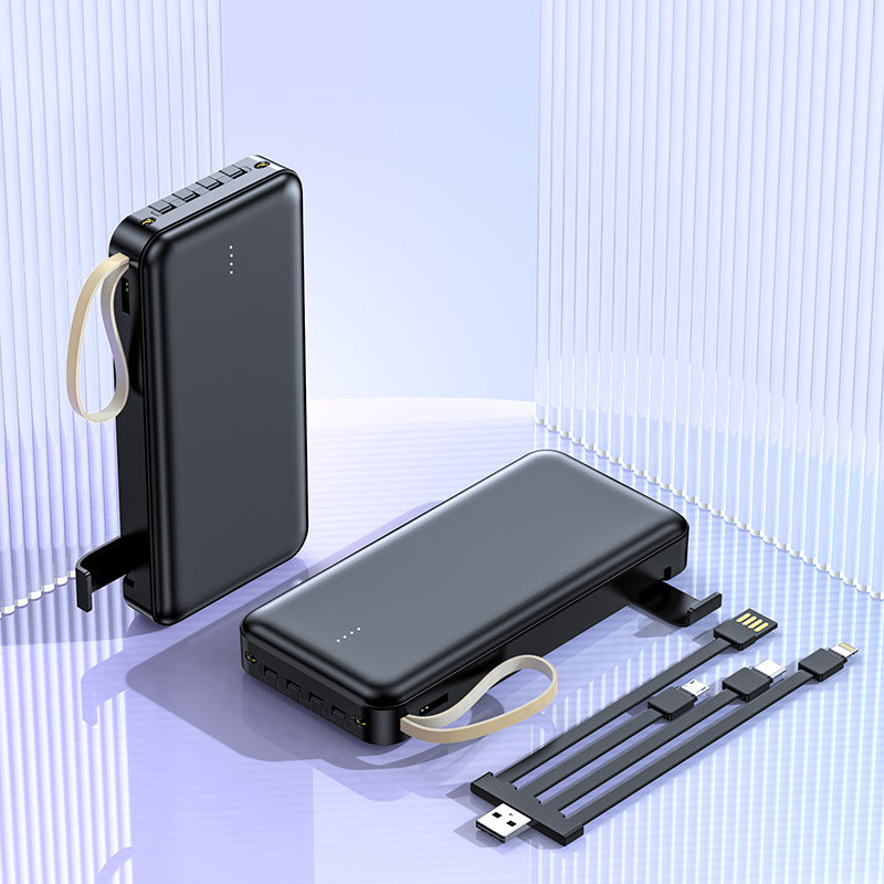 multifunctional power bank with integrated cable Stornfield